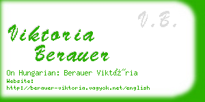 viktoria berauer business card